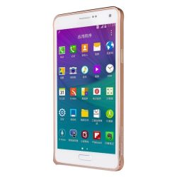  Baseus Beauty Arc Samsung Galaxy Note 4 alumínium bumper, rozé arany