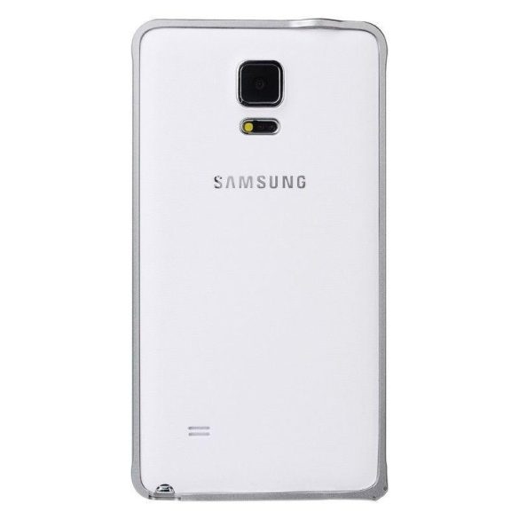 Baseus Beauty Arc Samsung Galaxy Note 4 alumínium bumper, ezüst