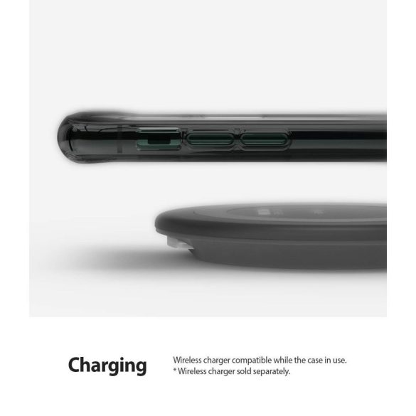 Ringke Fusion iPhone 11 Pro Max hátlap, tok, fekete