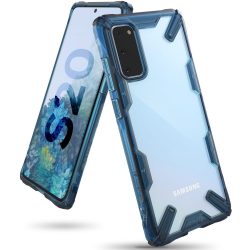 Ringke Fusion X Samsung Galaxy S20 hátlap, tok, kék