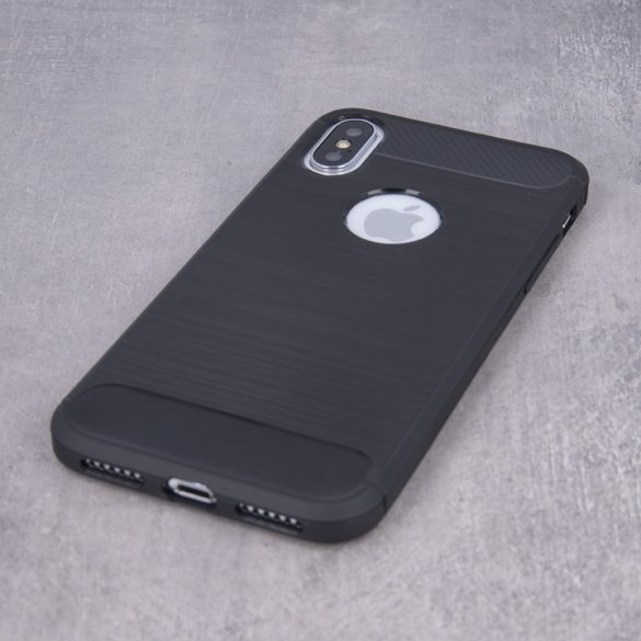 Simple Black Case iPhone 6/6S szilikon hátlap, tok, fekete