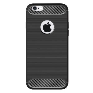 Simple Black Case iPhone 7/8/SE (2020) szilikon hátlap, tok, fekete