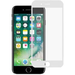   Forever iPhone 5/5S/SE kijelzővédő edzett üvegfólia (tempered glass), 9H keménységű (nem teljes kijelzős 2D sík üvegfólia), fehér