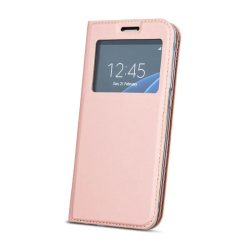   Smart Look Samsung Galaxy J7 (2017) oldalra nyíló tok, rózsaszín