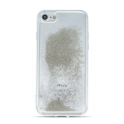 Liquid Pearl iPhone 5/5S/SE hátlap, tok, ezüst