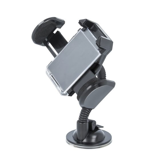 Setty flexibilis, univerzális, autós telefon tartó	, fekete