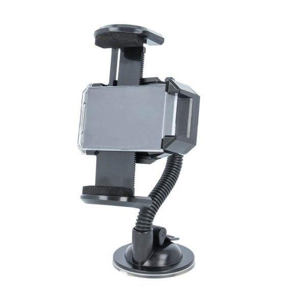 Setty flexibilis, univerzális, autós telefon tartó	, fekete