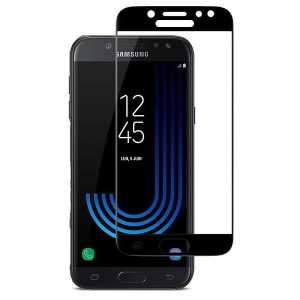 Forever Samsung Galaxy J7 (2017) 5D Full Glue edzett üvegfólia (tempered glass) 9H keménységű, fekete