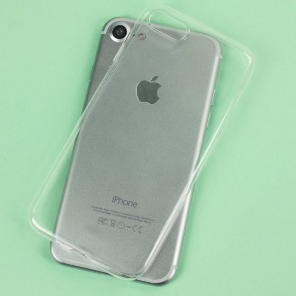 iPhone 7/8 Slim case 1mm szilikon hátlap, tok, átlátszó