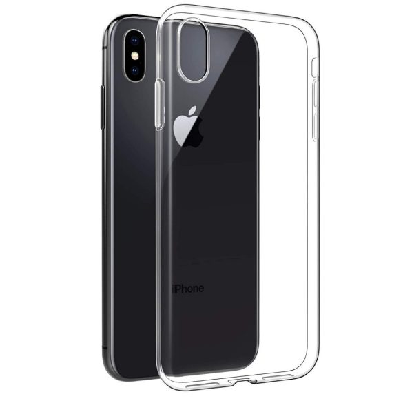 iPhone Xs Max Super Slim 0.5mm szilikon hátlap, tok, átlátszó