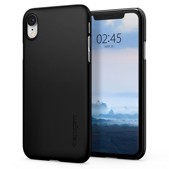 iPhone Xr Matt TPU szilikon hátlap, tok, fekete