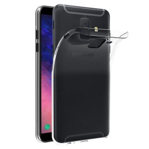 Samsung Galaxy A6 Plus (2018) Slim case 1 mm szilikon hátlap, tok, átlátszó