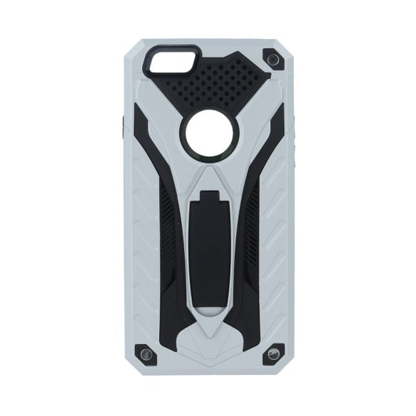 Defender Stand Case Samsung Galaxy J4 (2018) ütésálló hátlap, tok, ezüst