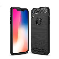   Simple Black Case iPhone Xs Max szilikon hátlap, tok, fekete