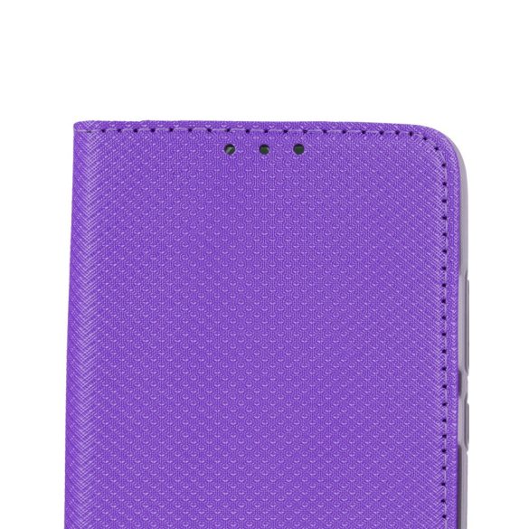 Smart Magnet Samsung Galaxy A7 (2018) oldalra nyíló tok, lila