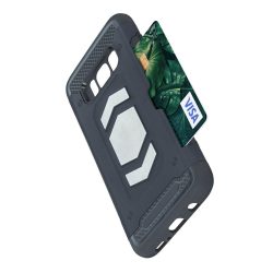   Defender Magnetic Case Samsung Galaxy J4 Plus (2018) ütésálló hátlap, tok, fekete