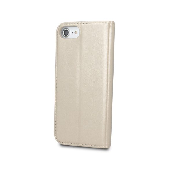 Smart Magnetic Samsung Galaxy A7 (2018) oldalra nyíló tok, arany