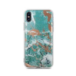   Marmur case Samsung Galaxy J4 Plus (2018) márvány mintás hátlap, tok, zöld