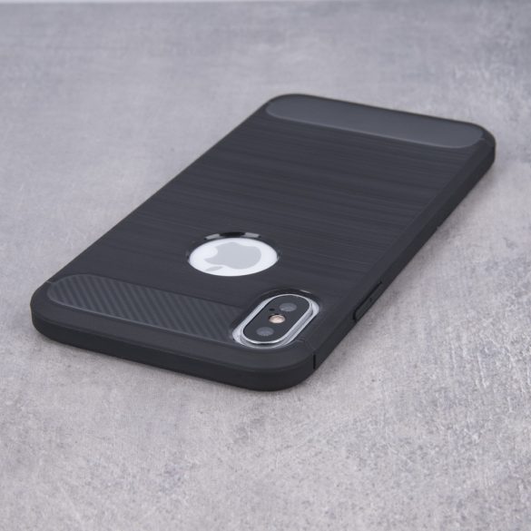 Simple Black Case Huawei P30 hátlap, tok, fekete