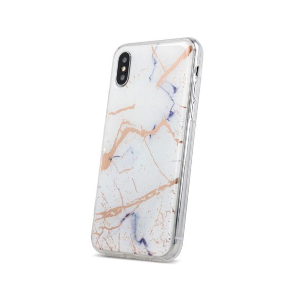 Marmur Case Samsung Galaxy S10e márvány mintás hátlap, tok, fehér