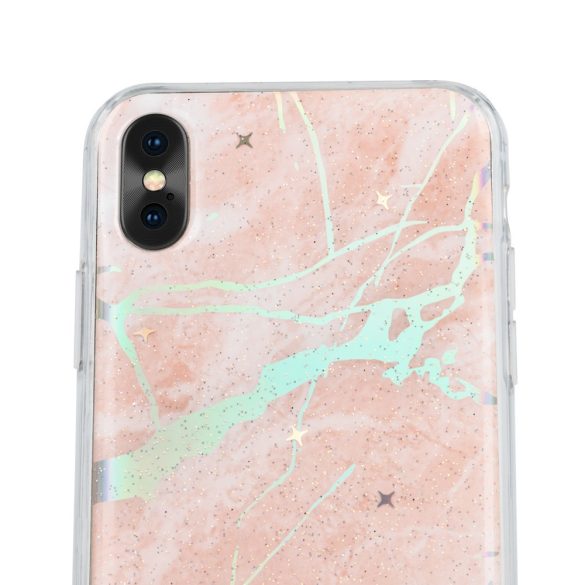 Marmur case Samsung Galaxy S10e márvány mintás hátlap, tok, rózsaszín