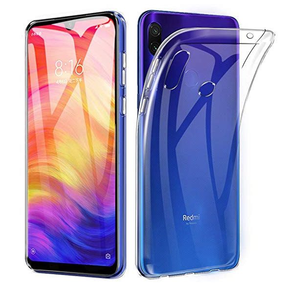 Xiaomi Redmi Note 7 Slim case 1mm szilikon hátlap, tok, átlátszó