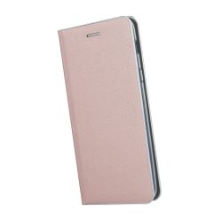   Smart Venus Huawei Y6 (2019) oldalra nyíló tok, rozé arany