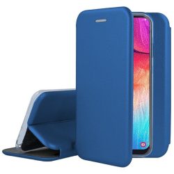 Smart Diva Xiaomi Mi 8 Lite oldalra nyíló tok, sötétkék