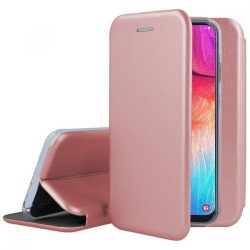   Smart Diva Samsung Galaxy A40 oldalra nyíló tok, rozé arany