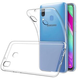 Samsung Galaxy A20/A30 Extra Slim 0.3mm szilikon tok, átlátszó