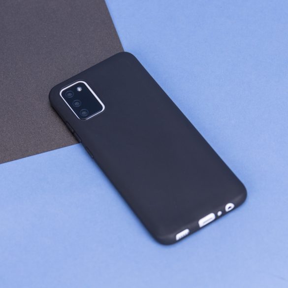 Samsung Galaxy A50/A30/A50s/A30s Matt TPU szilikon hátlap, tok, fekete