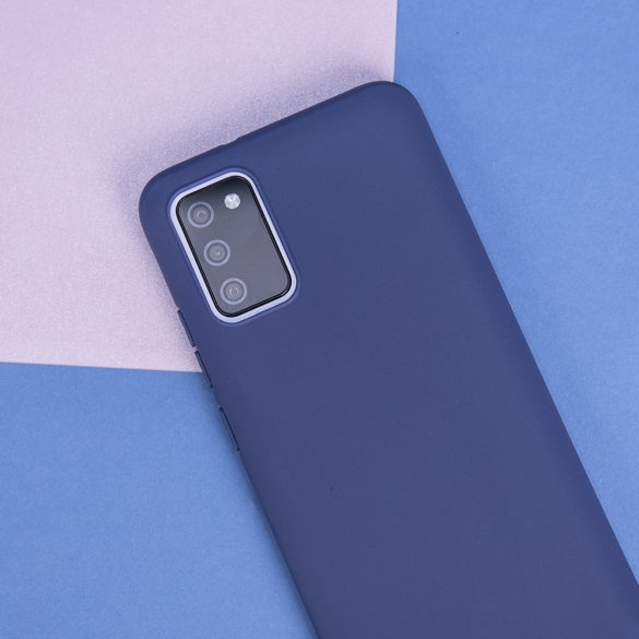 Samsung Galaxy A50/A30/A50s/A30s Matt TPU szilikon hátlap, tok, sötétkék