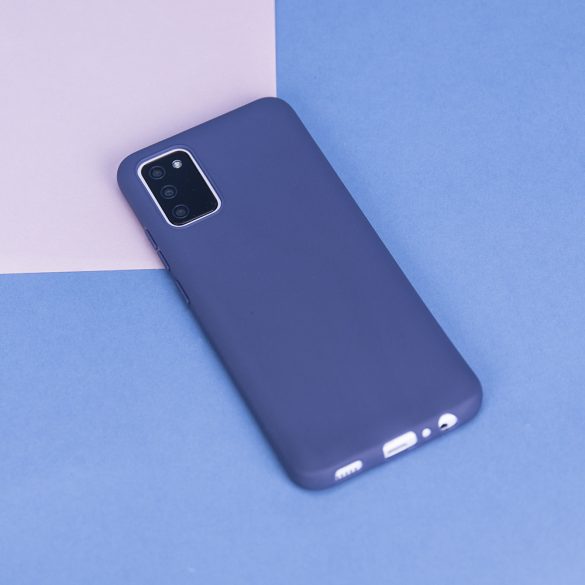 Samsung Galaxy A50/A30/A50s/A30s Matt TPU szilikon hátlap, tok, sötétkék