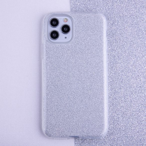 Glitter 3in1 Case Samsung Galaxy A50/A30/A50s/A30s hátlap, tok, ezüst