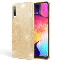 Glitter 3in1 Case Xiaomi Redmi Note 7 hátlap, tok, arany