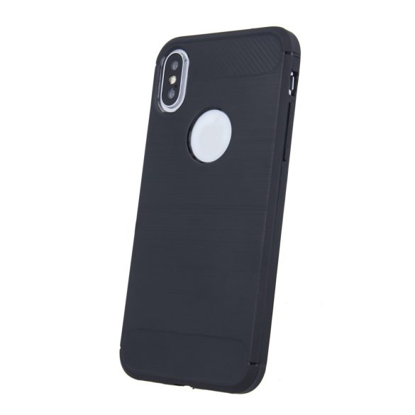 Simple Black Case Huawei P8 lite (2017)/P9 Lite (2017) hátlap, tok, fekete