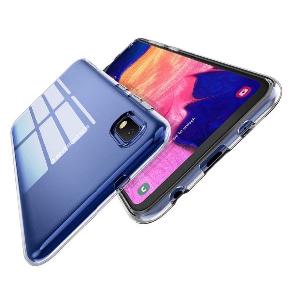 Samsung Galaxy A10e Slim case 1mm szilikon hátlap, tok, átlátszó