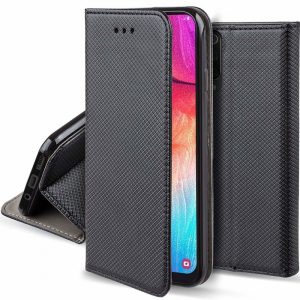 Smart Magnet Xiaomi Mi 9T/Mi 9T Pro oldalra nyíló tok, fekete