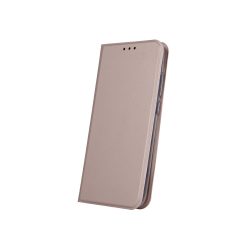 Smart Skin Huawei 30 Lite oldalra nyíló tok, rozé arany