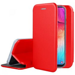   Smart Diva Samsung Galaxy A7 (2018) oldalra nyíló tok, piros