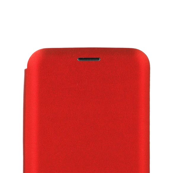 Smart Diva Samsung Galaxy A7 (2018) oldalra nyíló tok, piros
