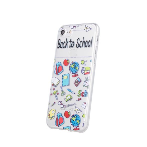 School3 Case Samsung Galaxy A70 hátlap, tok, mintás, átlátszó, színes