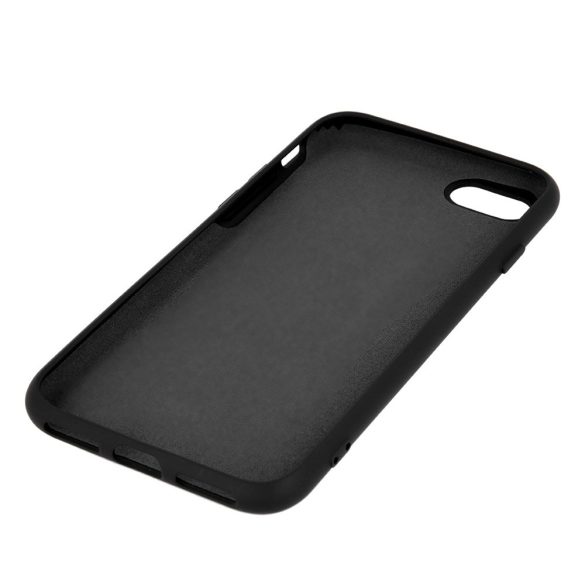 Silicone Case Samsung Galaxy A70 hátlap, tok, fekete