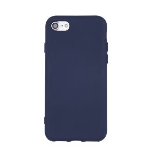 Silicone Case iPhone 7 Plus /8 Plus szilikon hátlap, tok, sötétkék