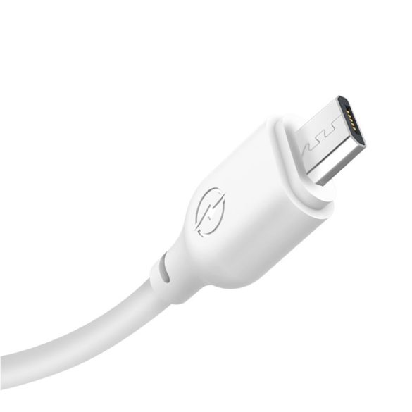 XO NB103 USB Cable 3in1 Micro-USB, Type-C, Lightning kábel, 2,1A, 1m, fehér