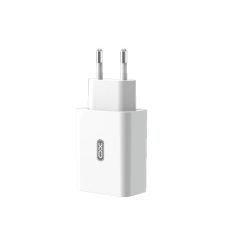   XO L36 Wall Charger hálózati töltő adapter, gyorstöltő, QC 3.0 5V/3A, fehér