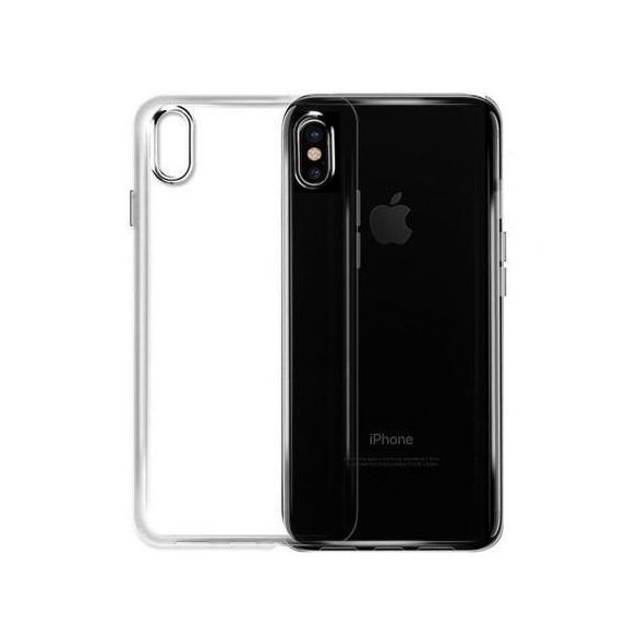 iPhone Xr 1.8mm szilikon, hátlap, tok, átlátszó