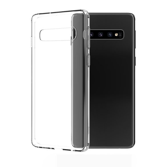 Samsung Galaxy S10 Plus 1.8mm szilikon hátlap, tok, átlátszó
