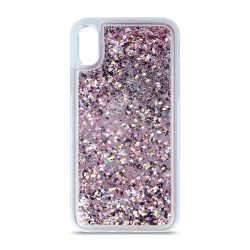 Liquid Sparkle TPU iPhone 11 Pro hátlap, tok, lila