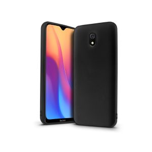 Xiaomi Redmi 8A Matt TPU szilikon tok, fekete